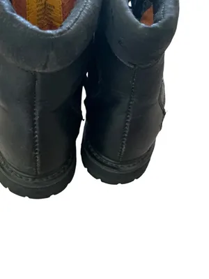 Vtg 90s Harley Davidson motorcycle riding boots women’s black leather grunge thumbnail 4