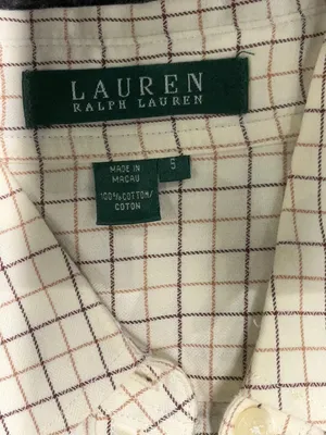 Lauren Ralph Lauren Button Up Shirt Women S Plaid L/S Preppy Luxury thumbnail 5