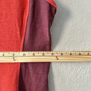 Outdoor Voices Athena Colorblock Tank Dress Small Red‎ Maroon Racerback Athletic thumbnail 12
