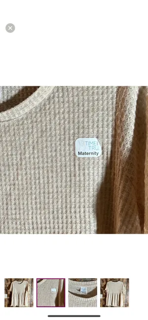 NWT Time and Tru maternity tunic top size medium (8-10) 28 length x 19 width rm16 thumbnail 3