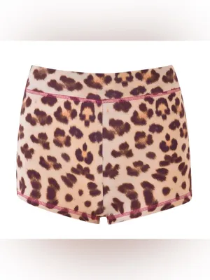I.AM.GIA Leopard Print Blare Shorts Brown XS NWT thumbnail 5