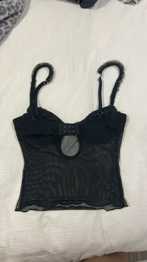 Sheer Going Out Edikted Top thumbnail 3