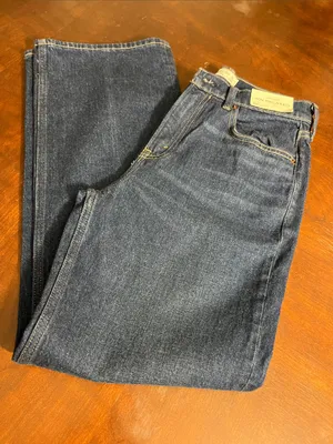 Abercrombie & Fitch Dark Blue Bootcut Jeans thumbnail 10