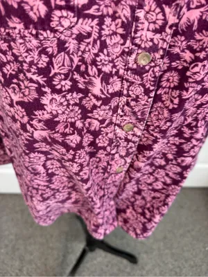 In Good Company Sz L Floral Corduroy Button Down Shirt Cotton NWOT 100% cotton thumbnail 5