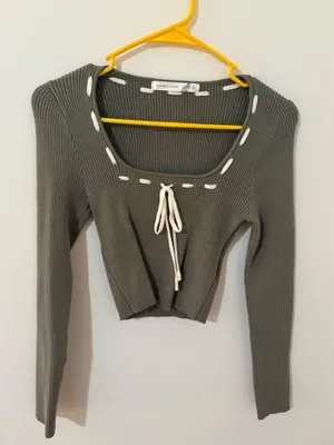 Altar'd State Top Long Sleeve Crop thumbnail 1