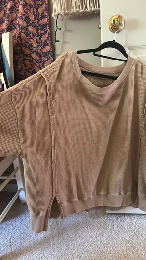 Aerie Waffle Knit Sweater thumbnail 3