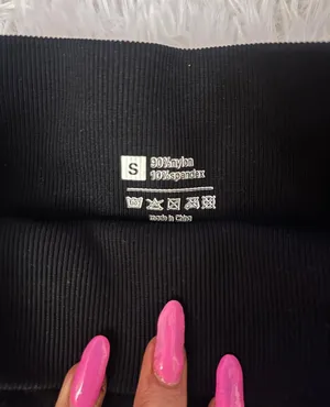 Amazon Ribbed Biker Shorts thumbnail 2