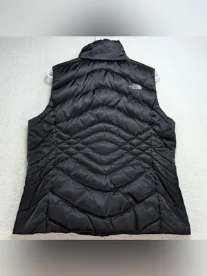 The North Face Aconcagua 550 Goose Down Puffer Vest Women’s Sz Lg Black Full Zip thumbnail 6