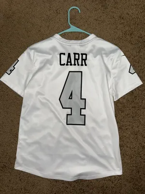 National Football League Team Apparel Derek Carr Raiders Jersey thumbnail 2
