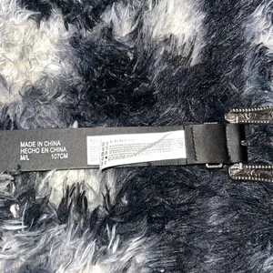 FOREVER 21 Black / Silver Chunky Belt thumbnail 3