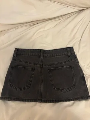 Edikted Mini Denim Skirt thumbnail 3