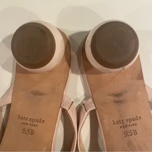 Kate Spade Palm Springs Sandals Women 8.5B Pale Dogwood Patent Leather Slide thumbnail 15