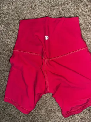 Lululemon Shorts Spandex Short pink thumbnail 3