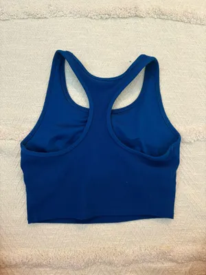 Blue Racerback Workout Tank Top Size XS thumbnail 2
