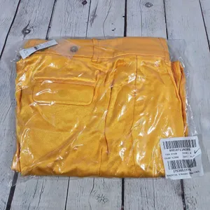 J. Crew Straight-Leg Essential Pant Luster Crepe Warm Sunflower BT428 Yellow 2‎ thumbnail 13