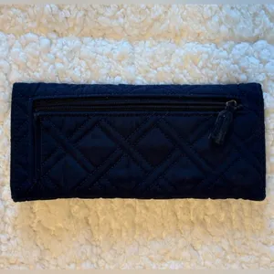 Vera Bradley Blue Quilted Fabric Clutch Pocket Book Wallet thumbnail 6