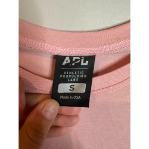 APL pink sleeve logo tee thumbnail 5
