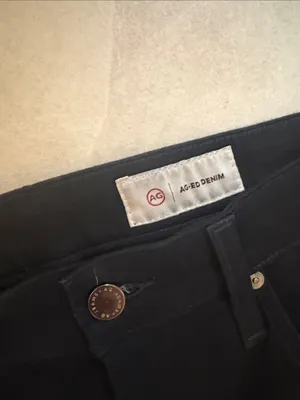 Agolde Women's Black Bootcut Jeans with Frayed Hem thumbnail 5