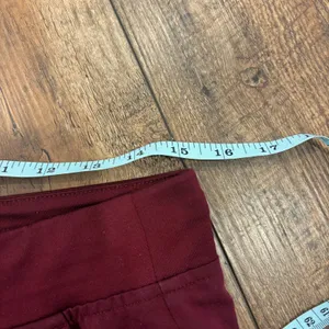 FIGS Zamora Jogger Scrub Pants Burgundy Red W18SW2005T Women's Small Tall ST thumbnail 7
