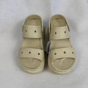 New Crocs Mega Crush Sandal Bone Platform Lug Sole Mens 7 Womens 9‎ Summer Cream thumbnail 4