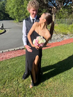 Windsor Dress Prom Black thumbnail 2