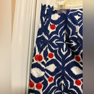 Vineyard Vines blue and red patterned skirt preppy patriotic resort New size 12 thumbnail 5