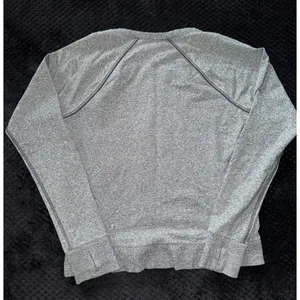 Lululemon Womens Crew Love Long Sleeve Pullover Heather Grey Size 6 thumbnail 1