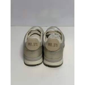 MR. B's By Aldo Shoes Mens Size 8 Beige Leather Casual Sneakers Gum Sole New thumbnail 3