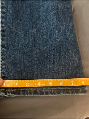 Levi’s Ribcage Straight Ankle Women's dark wash blue Jeans button fly size 27 thumbnail 13