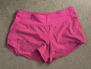 Lululemon Speed Up 4” Shorts In Sonic Pink thumbnail 4