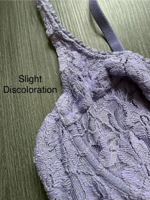 Urban Outfitters Adelaide Lace Mini Dress Lilac Purple Large Stretch thumbnail 9