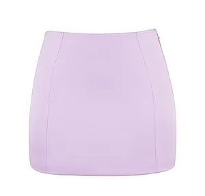House of CB ELODIE ORCHID SATIN MINI SKIRT, Size Large, $135 thumbnail 2