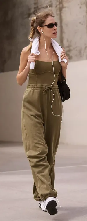 NWT Free People Movement Inbound Onesie In Seagrass thumbnail 2