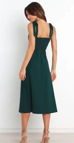 Petal and Pup Green Midi Dress thumbnail 3