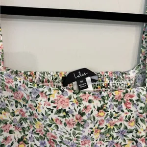 Lulus Even Sweeter Floral Print‎ Crop Top Xsmall thumbnail 9