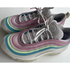 Nike Air Max 97 Women's Running Shoes SZ 7.5 White/Pink, CW7017-100 thumbnail 2