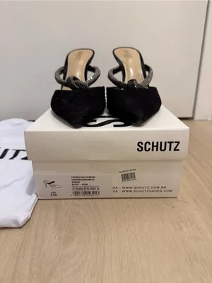 Schutz Nubuck Pearl Pointed Toe Mule - Women's 8.5 thumbnail 4