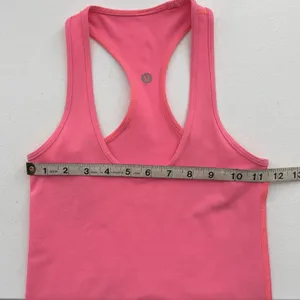 Lululemon‎ Size 2 Cool Racerback Tank Top Pink Flash Light Tone Reversible Luon thumbnail 10