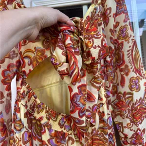 Fun & Flirt Multicolor Floral Smocked Maxi Dress thumbnail 8