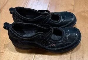 Romika patent leather comfort Mary Jane shoes black sz 40 9 thumbnail 1