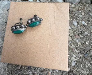 Vintage Mexican Sterling Silver Screwback Earrings thumbnail 3