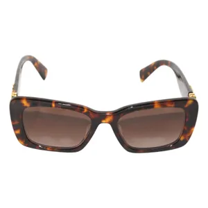 Miu Miu SMU 07Y 53mm Rectangular Sunglasses in Blond Havana thumbnail 13