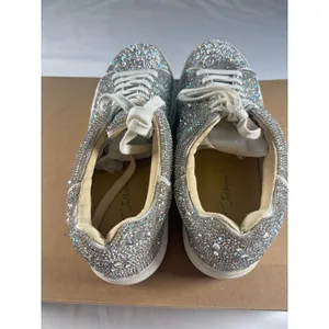Betsey Johson Sidney Rhinestone Platform Sneakers Womens 8.5 thumbnail 5