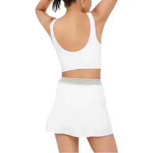 OFFLINE By Aerie White Ribbed Tank Top Cutout Tennis Skort Dress Size S thumbnail 4