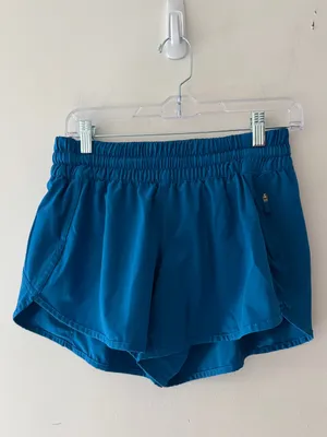 Lululemon Tracker Short V (4") Whirlpool Blue Size 10 thumbnail 3