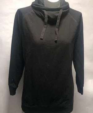 Gap black cowl neck pullover sweatshirt thumbnail 1