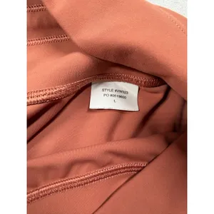 Vuori Daily Leggings Womens Large Orange High Rise Drawstring Yoga Pants thumbnail 6