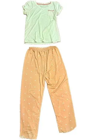 Women’s Pink and White Sleep Set Size M thumbnail 1
