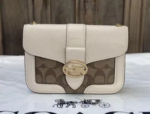 Coach Georgie Crossbody In Signature Canvas 7287 thumbnail 1
