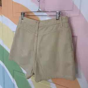 Vintage French Dressing 90s Butter Yellow High Waisted Denim Shorts Sz 10 💚🎀 thumbnail 9